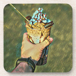 Posavasos helado helado Guay frío