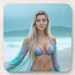 Posavasos Helena Chevalier: Serenidad en el plástico de la o