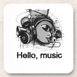 Posavasos hello music