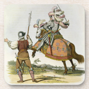 Posavasos Henry VII, rey de Inglaterra (1457-1509) y de un