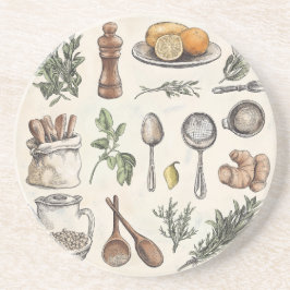 Posavasos Herbs & Kitchen Essentials