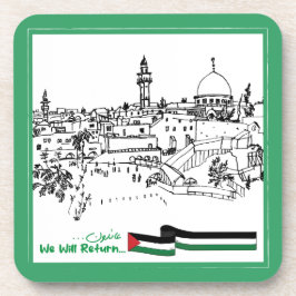 Posavasos Herencia y esperanza palestinas: Regresaremos