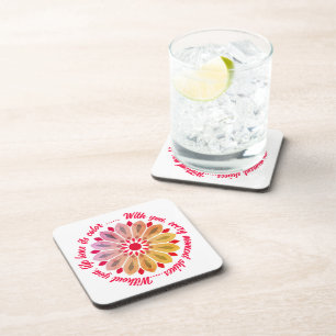POSAVASOS HERMANA HERMANA MOM DE REGALO DE FLORES MODERNO CO
