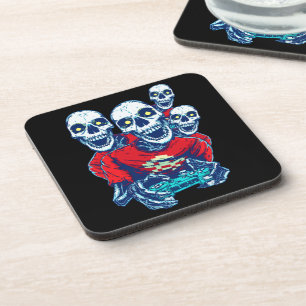 Posavasos Hermandad Eterna de Juegos: El Esqueleto Rojo de l