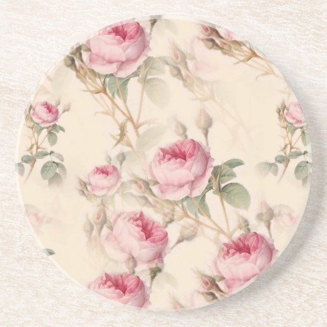 Posavasos Hermosa Floral Vintage (Frente)