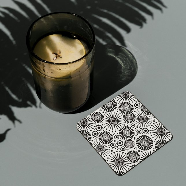 Posavasos Hermosa montaña de corcho blanca y negra (Subido por el creador)