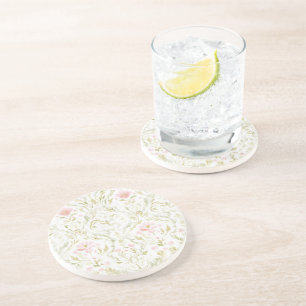Posavasos Hermosas Flores Blancas Rosadas