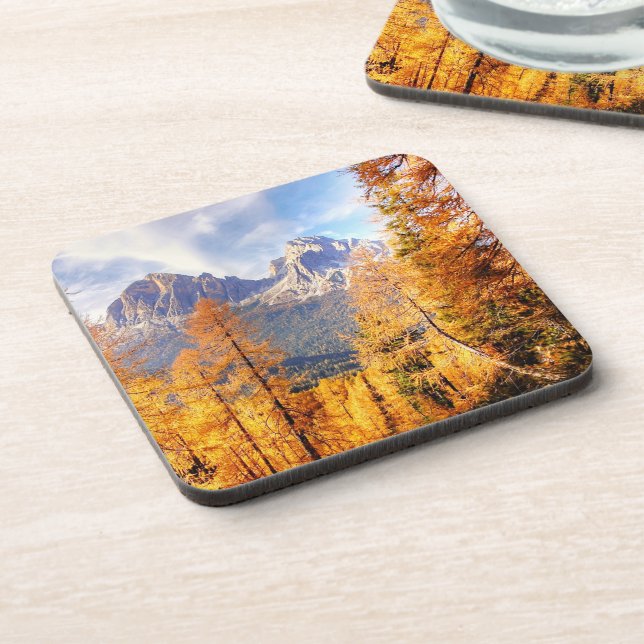 Posavasos Hermoso bosque otoñal (Lado Izquierdo)