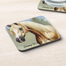 Posavasos Hermoso caballo de Palomino