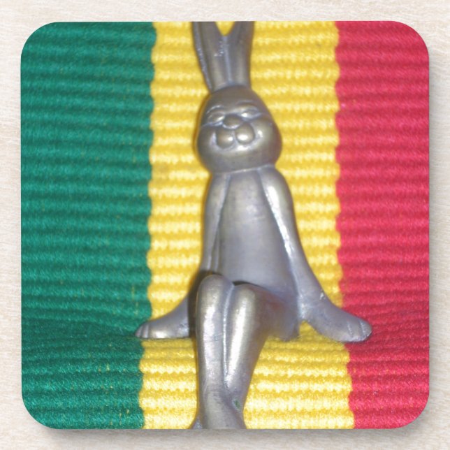 Posavasos Hermoso Conejo Kingston Jamaica (Frente)