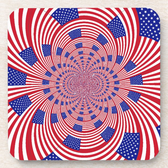 Posavasos Hermoso e impresionante Kaleidoscopio de la Bander (Frente)