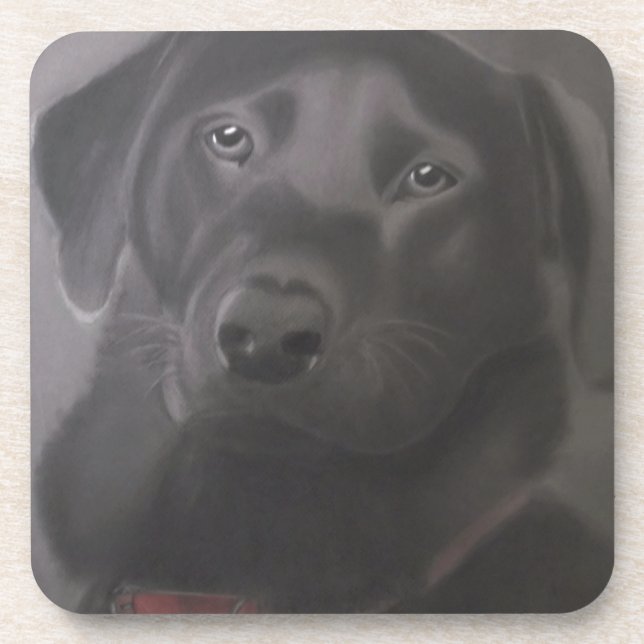 Posavasos Hermoso Labrador Recuperador (Frente)