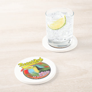 Posavasos Hermoso Magaluf, logo de tucán