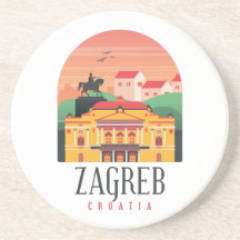 Hermoso paisaje urbano de Zagreb Croacia