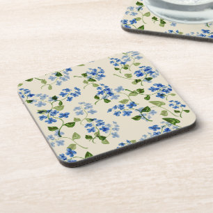 Posavasos Hermoso patrón floral sin costura