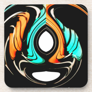 Posavasos Hermoso resumen Swirls Art Print