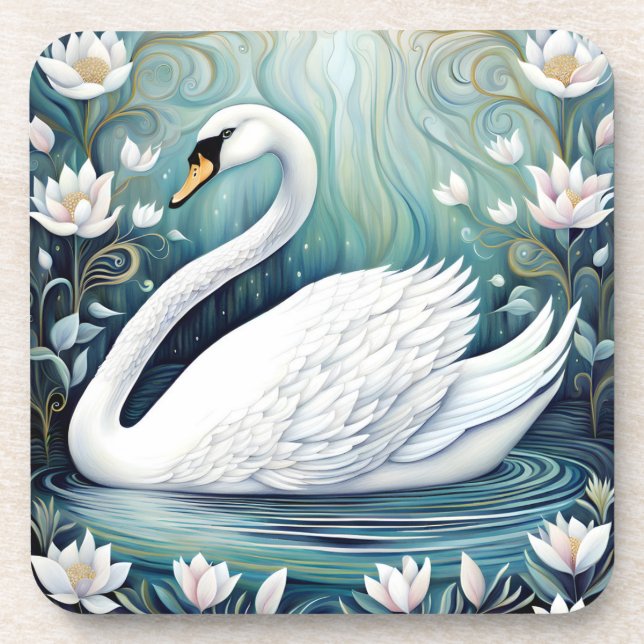 Posavasos Hermoso Swan (Frente)