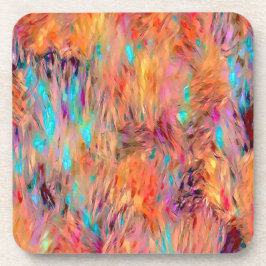 Posavasos Hermoso y elegante patrón de tonos de joyas impeca