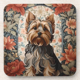 Posavasos Hermoso Yorkie | Retrato Terrier de Yorkshire