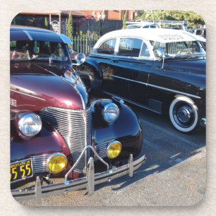 Posavasos Hermosos autos clásicos en la exposición de autos