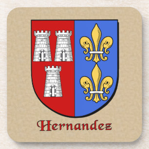 Posavasos Hernandez Family Shield