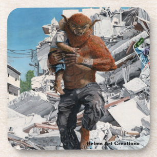 Posavasos Héroe de Bugbear Salvando las cubas plásticas para