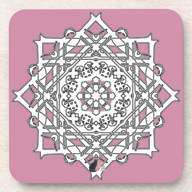 Posavasos Heroico Glifo de Octa Glifo Amanecer Pascua (Frente)