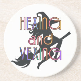 Posavasos HEXING AND VEXING Witchcore Design