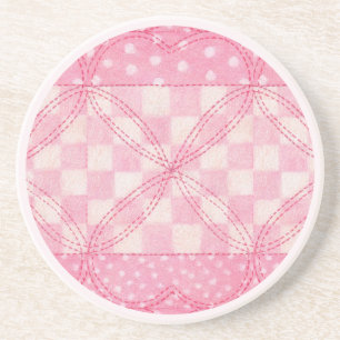 Posavasos HIDROMASAJE DE CORAZÓN DE COLOR RODANTE / rosa