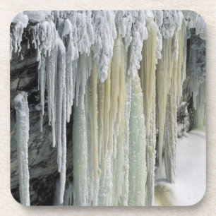 Posavasos Hielo azul y agua subterránea cortada; Tahquamen