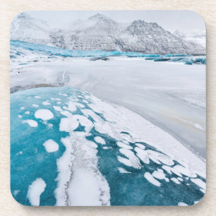 Posavasos Hielo glaciar congelado, Islandia