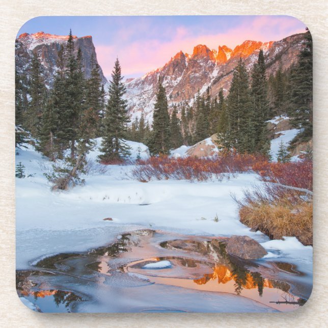 Posavasos Hielo y nieve | Estes Park, Colorado (Frente)
