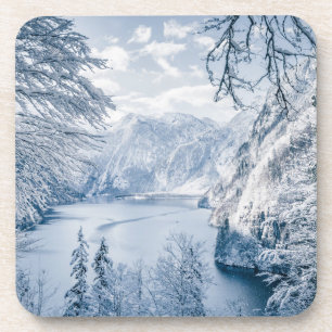 Posavasos Hielo y nieve Lago Königssee, Alemania