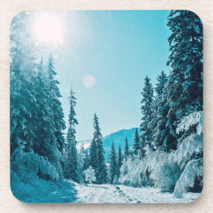 Posavasos Hielo y nieve Reserva Natural de Altai, Rusia