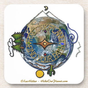 Posavasos Hike Our Planet Hiker's Soul Compass Earth