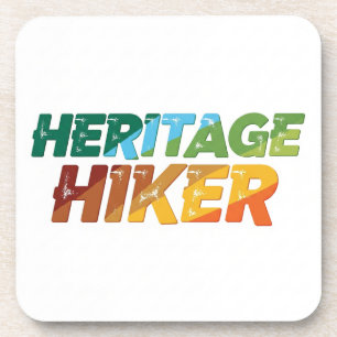 Posavasos Hiker de patrimonio , camiseta