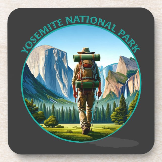 Posavasos Hiker en el Parque Nacional Yosemite (Frente)