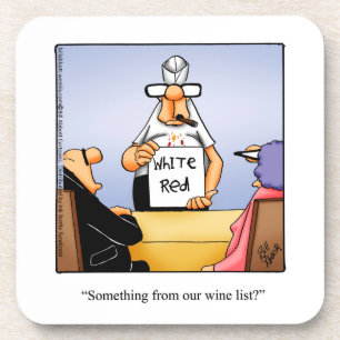 Posavasos Hilarious Wine Humor Coaster Set
