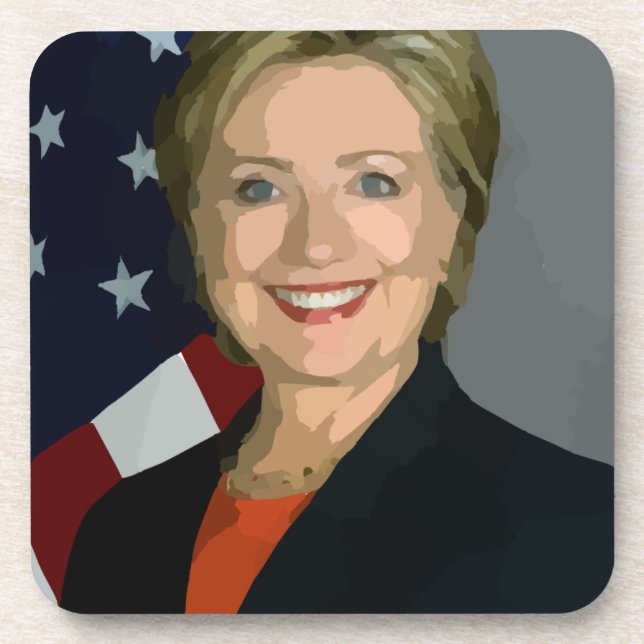 Posavasos hillary clinton (Frente)