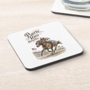 Posavasos Hipismo Puerto Rico Carreras de Caballos