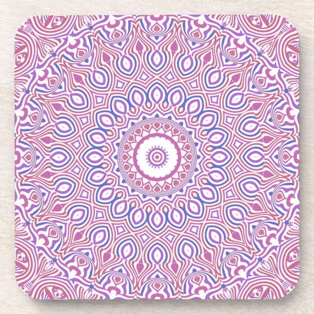 Posavasos Hippie Boho Funky Groovy Bohemian Kaleidoscope (Frente)