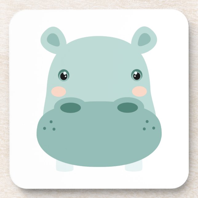 Posavasos Hippo Head (Frente)