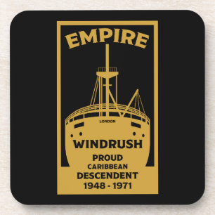 Posavasos Historia negra de generación Windrush