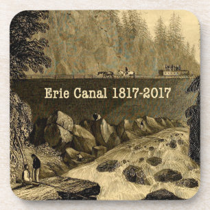 Posavasos Histórico Canal Erie Bicentenario Años