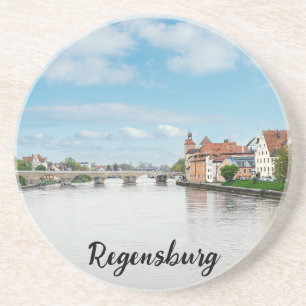 Posavasos Histórico casco antiguo de Regensburg, Alemania
