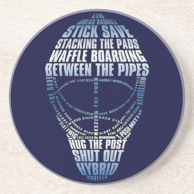 Posavasos Hockey Goalie Mask Coaster (Frente)