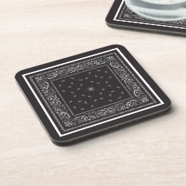 Posavasos Hogar de modernos y hermosos patrones blancos y ne