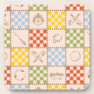 Posavasos HOGWARTS™ QUIDDITCH™ Patrón de Verificación de Equ