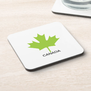Posavasos Hoja de Arce Verde Canadá