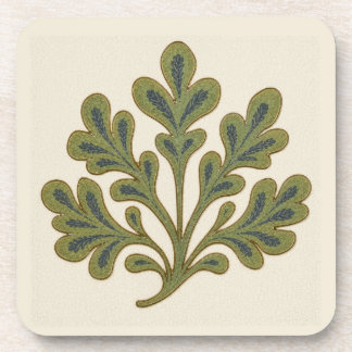 Posavasos Hoja de roble estilística de William De Morgan